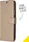 Accezz Hoesje Geschikt voor Samsung Galaxy S10 Lite Hoesje Met Pasjeshouder - Accezz Wallet Softcase Bookcase - goud