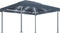 vidaXL - Prieel - met - LED-lichtslinger - 400x300 - cm - aluminium - antracietkleur