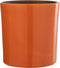 J-Line bloempot Flek - keramiek - oranje - large - Ø 25 cm