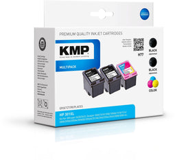 KMP 1719,4055 - Inktcartridges - Multi-verpakking - Zwart Cyaan Magenta Geel (3 stuks)