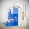 Balvi boekensteun Superheld Blauw Metaal