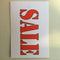 Klika - Hangetiket 35x70 mm SALE gesneden 250st - 20 stuks