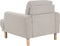 Fauteuil TUVE Stof Taupe