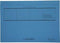 Dossiermap Secolor Blauw Papier Ongelijkzijdig