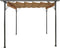 vidaXL-Pergola-met-uittrekbaar-dak-180-g/m²-3x3-m-staal-taupe