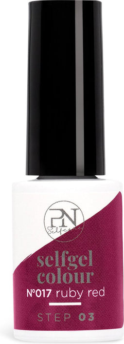 PN Selfcare 'N17 Ruby Red' Rode Gel Lak - Vegan & Hema Vrij - 21 Dagen Effect - Gellak voor UV/LED Lamp - 6ml