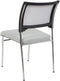 SEDALIA - Set van 4 stoelen - Grijs - Polyester
