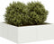 vidaXL - Plantenbak - 80x80x30 - cm - staal - wit