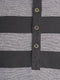 Schiesser Heren Pyjama - Lange broek - Serafinokraag met knoopsluiting - Antraciet