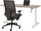Bureau Teez Slinger zit/sta verstelbaar breed 140CM diep 80CM80CM bladkleur Wit framekleur Wit (RAL9010)