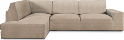 Hoes voor chaise longue met lange armleuning links Eysa ROC Beige 110 x 120 x 500 cm