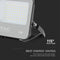 V-TAC VT-4455 - LED Schijnwerper 50W - 6750 Lumen - 3000K Warm Wit - IP65 Waterdicht - Zwart