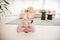 Scoot and Ride SR-96596 - 3-in-1 Loopwagen - Opbergruimte 360 graden draaibare wielen - Roze