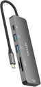 Aisens ASUC-6P016-GR - Dockingstation - 2x USB 3.2 Gen1 type-A 1x USB 3.2 Gen1 type-C - Grijs
