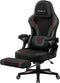Huzaro Force 4.6 Carbon - Gamingstoel - Uitschuifbare voetensteun en ergonomisch comfort - Zwart
