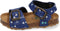 Bunnies JR Bonny Beach - Jongens Sandalen - Leer - Blauw/Print