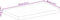 vidaXL - Tafelblad - met - natuurlijke - rand - 40x30x3,8 - cm - massief - mangohout