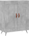 vidaXL - Dressoir - 69,5x34x90 - cm - bewerkt - hout - betongrijs