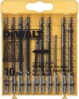 DeWalt DT2290-QZ - Zaagbladenassortiment - 10-delige set voor hout (10 stuks)