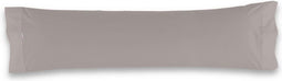 Kussensloop Alexandra House Living Donker grijs 45 x 170 cm