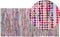 BELEN - Laagpolig vloerkleed - Multicolor - 80 x 150 cm - Polyester