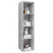 Tv-wandmeubel 37x37x142,5 cm bewerkt hout betongrijs