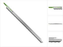 Festool DSB 240/W - Reserve zaagblad - Voor flexibel mineraalvezel- en natuurvezelisolatiemateriaal (1 stuk)