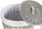 Mandenset DKD Home Decor Wit Grijs vlechtwerk 51 x 37 x 56 cm 52 x 38 x 57 cm (5 Onderdelen)