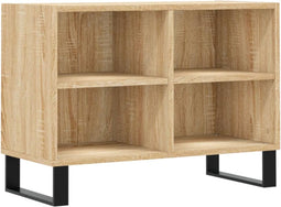 vidaXL - Tv-meubel - 69,5x30x50 - cm - bewerkt - hout - sonoma - eikenkleurig
