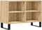 vidaXL - Tv-meubel - 69,5x30x50 - cm - bewerkt - hout - sonoma - eikenkleurig