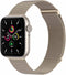 imoshion Milanees magnetisch bandje - Geschikt voor Apple Watch 1, 2, 3, 4, 5, 6, 7, 8, 9, 10 (42 mm), SE - 38/40/41 mm - Sterrenlicht - S