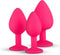 Siliconen Buttplug Met Diamant - Roze
