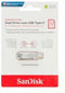 SanDisk Ultra Dual Drive Luxe - USB Flashdrive 32GB - USB Type-C / Type-A - Roestvrijstaal