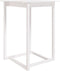 vidaXL - Bartafel - 80x80x110 - cm - massief - grenenhout - wit