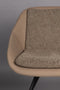 Dutchbone Wakefield - Eetkamerstoelen - Comfortabele kuip met afneembare kussens - Beige (set van 2)