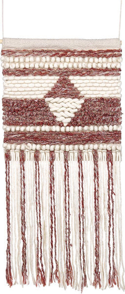 Beliani SAIF - Wanddecoratie - Rood - Wol