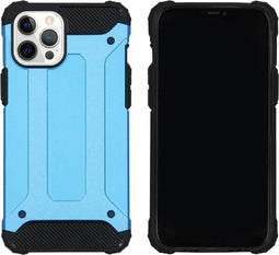 iMoshion Hoesje Geschikt voor iPhone 12 Pro Max Hoesje - iMoshion Rugged Xtreme Backcover - Lichtblauw