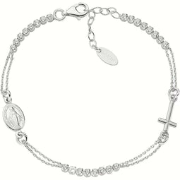 Ketting Dames Amen BRCRMIBBZ3 Zilverkleurig