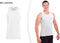 Milanoro - Set van 5 extra lange singlets voor heren - 100% katoen - Lichtgrijs (5 stuks)