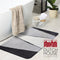 Dutch House Badmat Dijon - Badmat 60x90cm - Grijs - Antislip - Badmatten - Anti Slip Douchemat - Badkamer Mat - Snel Absorberend - Snel Drogende Badmat