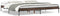 vidaXL - Bedframe - bewerkt - hout - metaal - bruin - eikenkleur - 200x200 - cm