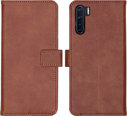 iMoshion Hoesje Geschikt voor Oppo Reno3 / A91 Hoesje Met Pasjeshouder - iMoshion Luxe Bookcase - Bruin