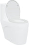 vidaXL - Snelle - Ontgrendelbare - Toiletzitting - met - Zachte - Sluiting - Duroplast - Wit