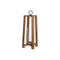 Kaarshouder Home ESPRIT Bruin Natuurlijk Kristal Mangohout 27 x 27 x 54 cm