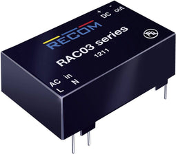 AC/DC-printnetvoeding RECOM RAC03-12SC 12 V/DC 0.25 A 3 W