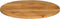vidaXL - Tafelblad - rond - Ø - 90x2,5 - cm - massief - ruw - mangohout