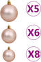 vidaXL - Kunstkerstboom - met - verlichting - en - kerstballen - half - 210 - cm - wit