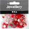 Glazen kralen, diverse kleuren, 5-22 mm, 0,5-1,5 mm, 60 gr, 1 doos