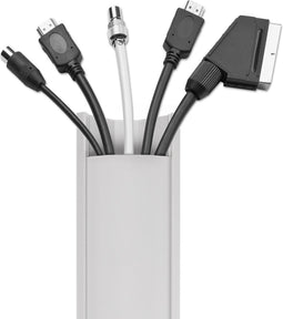 Maclean - Kabelkanaal - Kabel organizer - 1,5m | 43 * 23 mm Wit