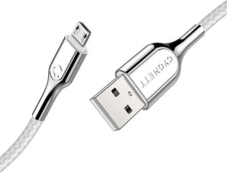 Cygnett Armoured Braided USB-A naar Micro USB Kabel 2 Meter - Wit